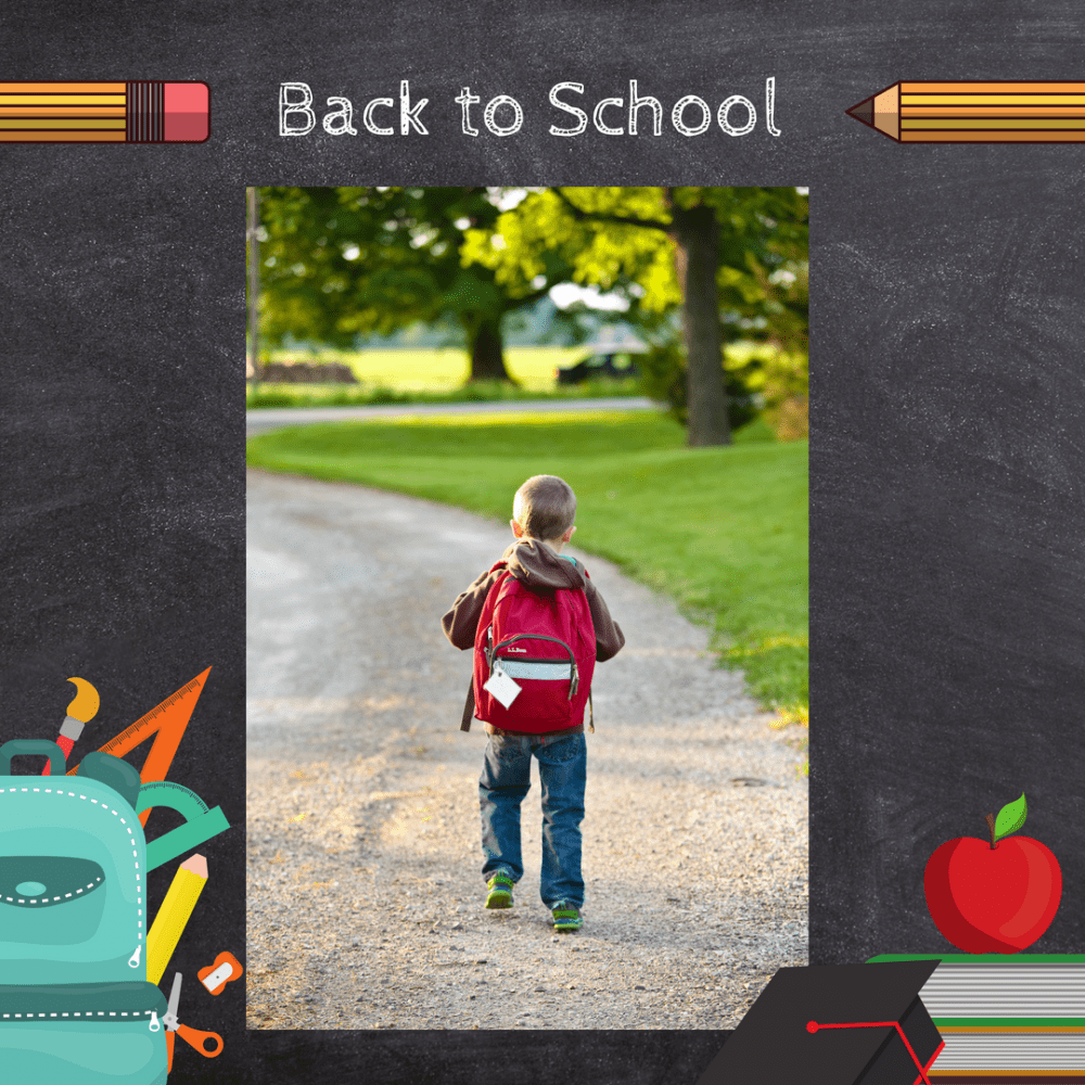 Backtoschool photo frames